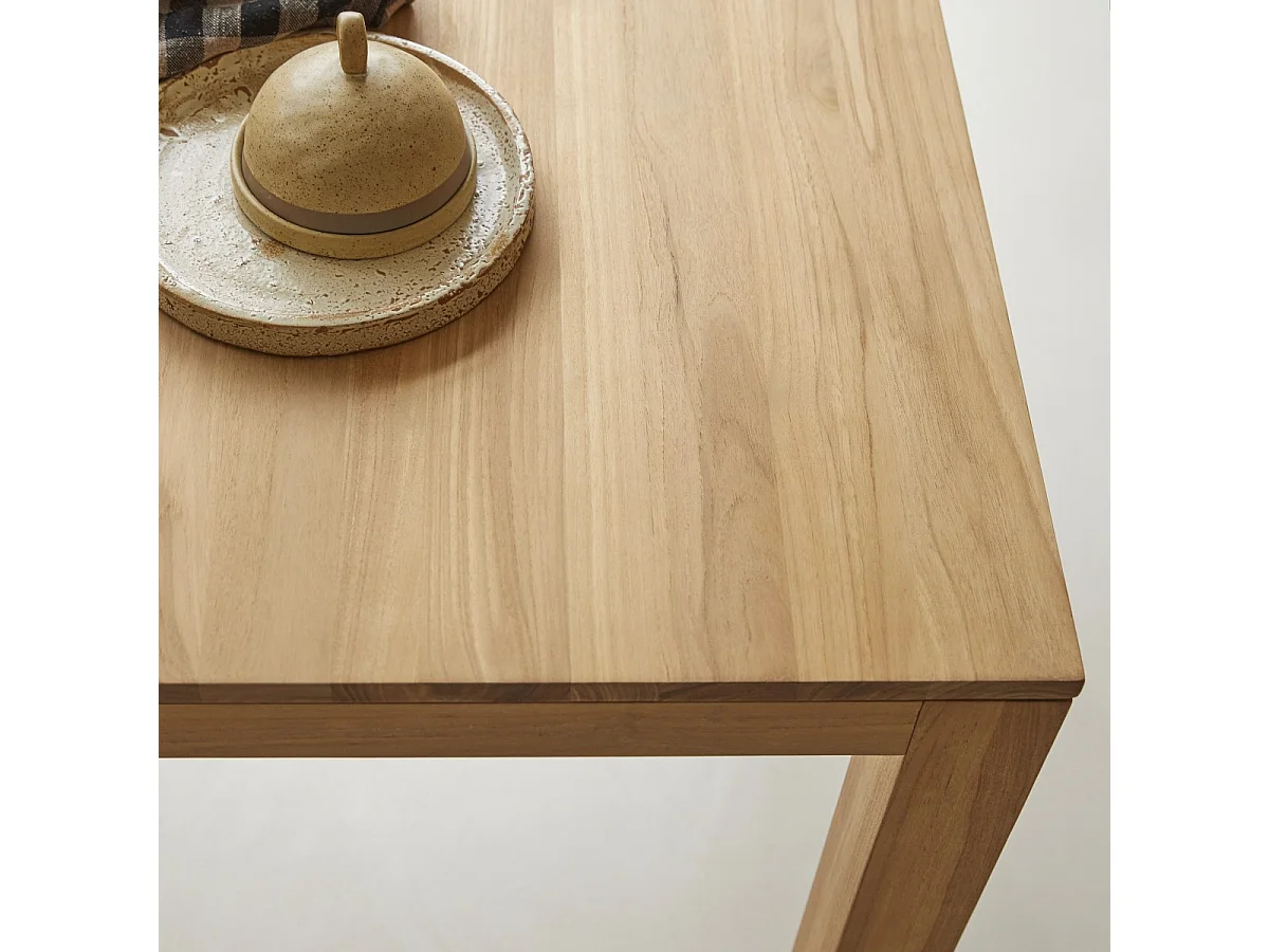 Tavolo in legno di teak massello 90x90 Eden