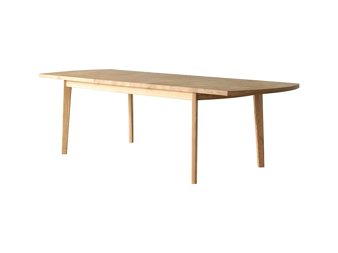 Ausziehtisch Maia aus massivem Eichenholz 270 x 95