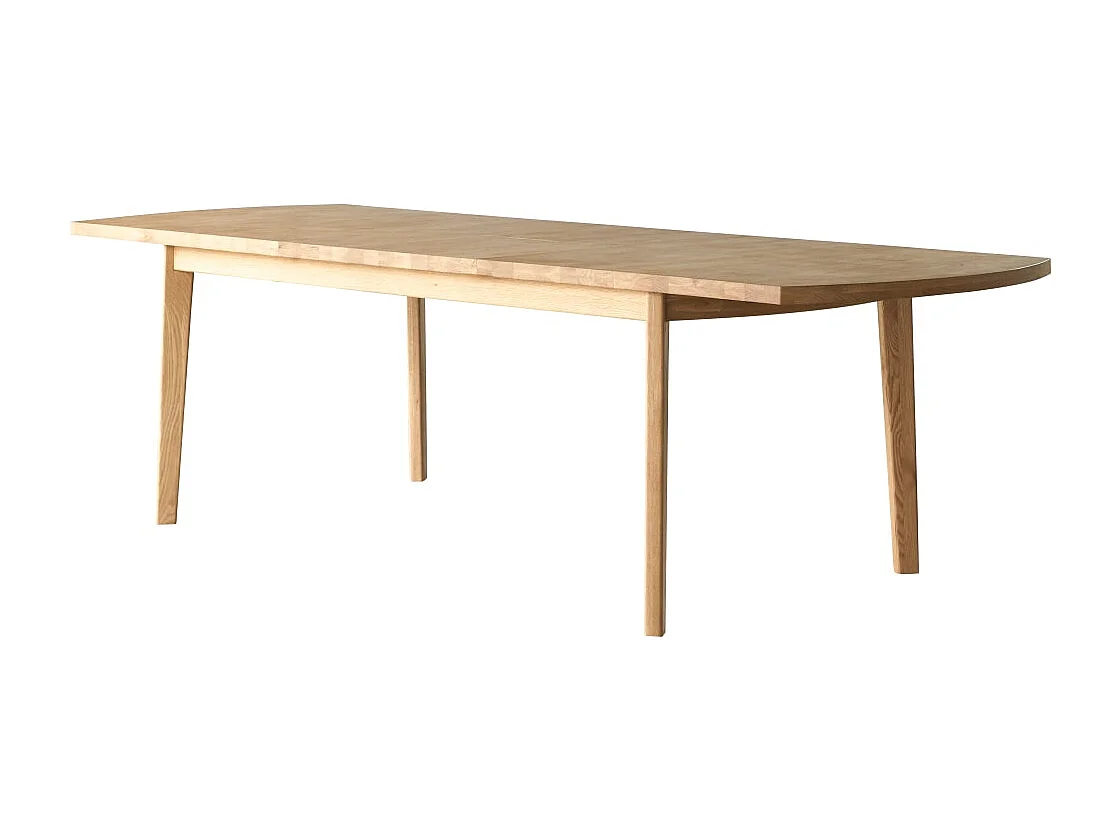 Ausziehtisch Maia aus massivem Eichenholz 270 x 95