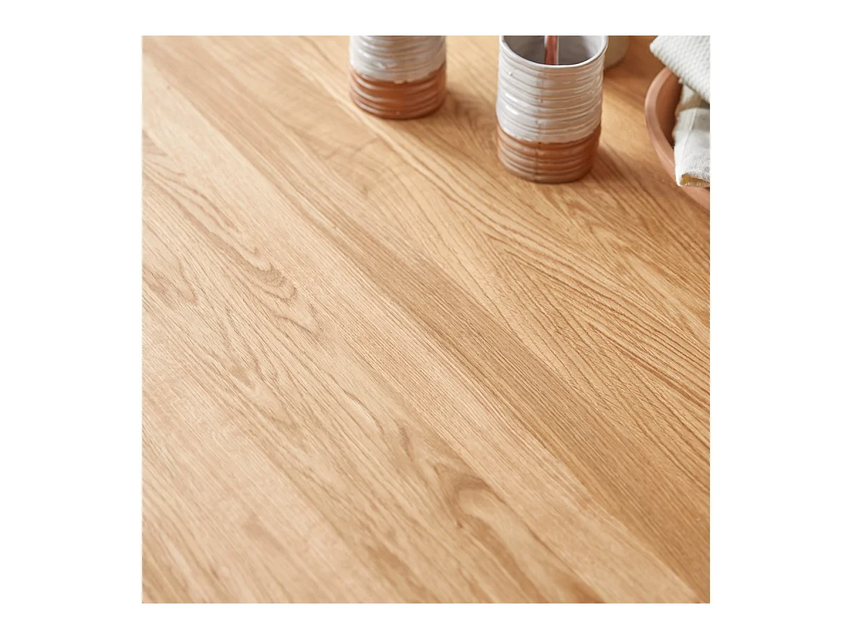 Tisch Eden aus massivem Eichenholz 125x125