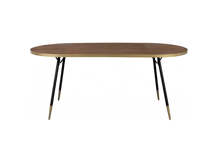 Table 180 cm Denise, Bois, Marron