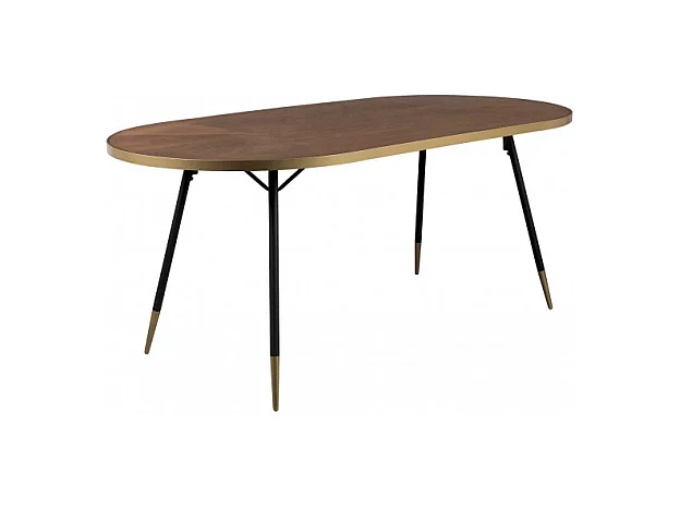 Table 180 cm Denise, Bois, Marron