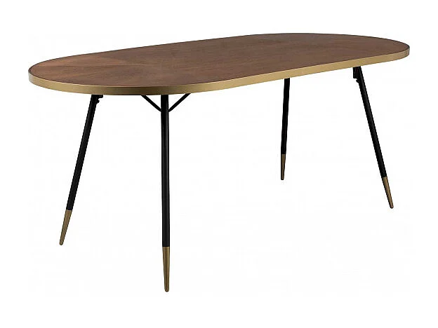 Table 180 cm Denise, Bois, Marron