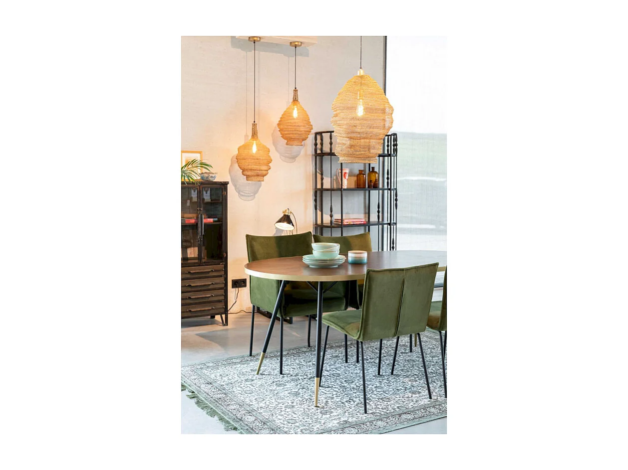 Table 180 cm Denise, Bois, Marron