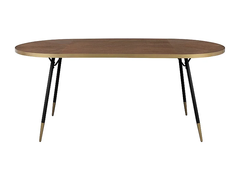 Table 180 cm Denise, Bois, Marron