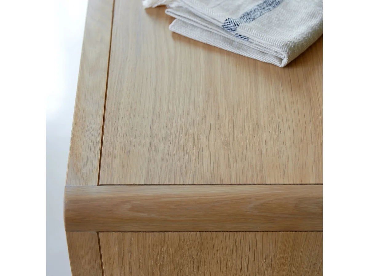 Cassettiera in legno di rovere a 3 cassetti Côme