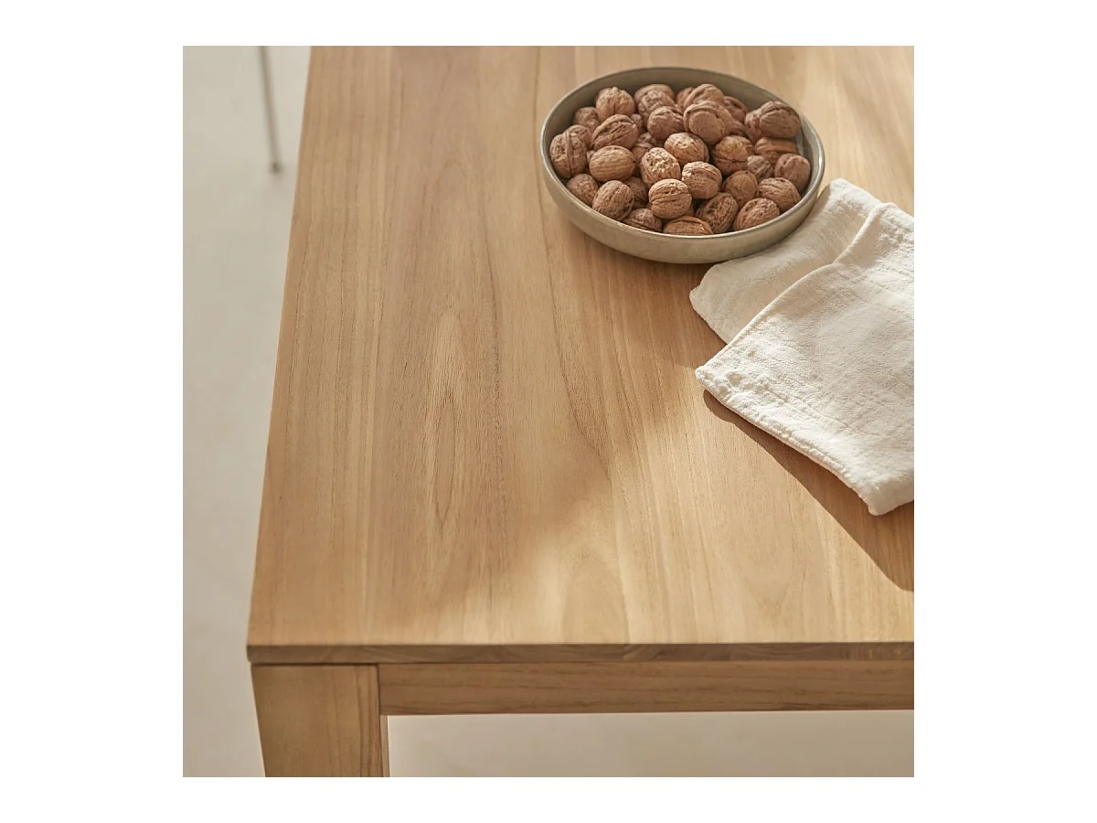 Tisch Eden aus massivem Teakholz 150 x 75