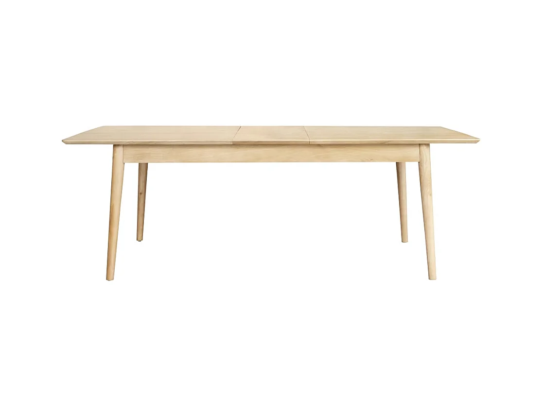 Ausziehbarer Tisch Cloé aus massivem Mangoholz 220 x 88