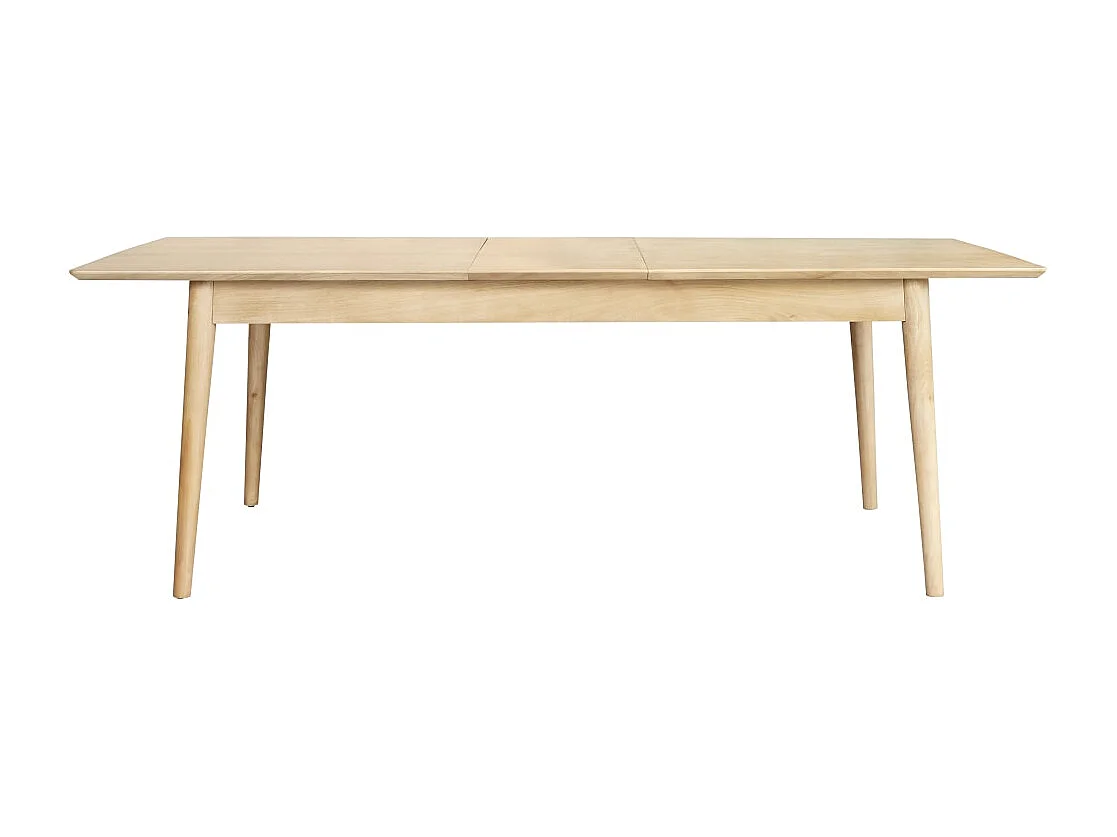 Ausziehbarer Tisch Cloé aus massivem Mangoholz 220 x 88