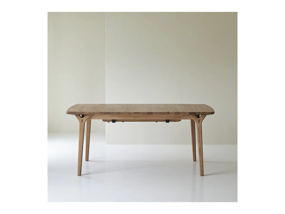 Ausziehtisch Clara aus massivem Eichenholz 180 x 95