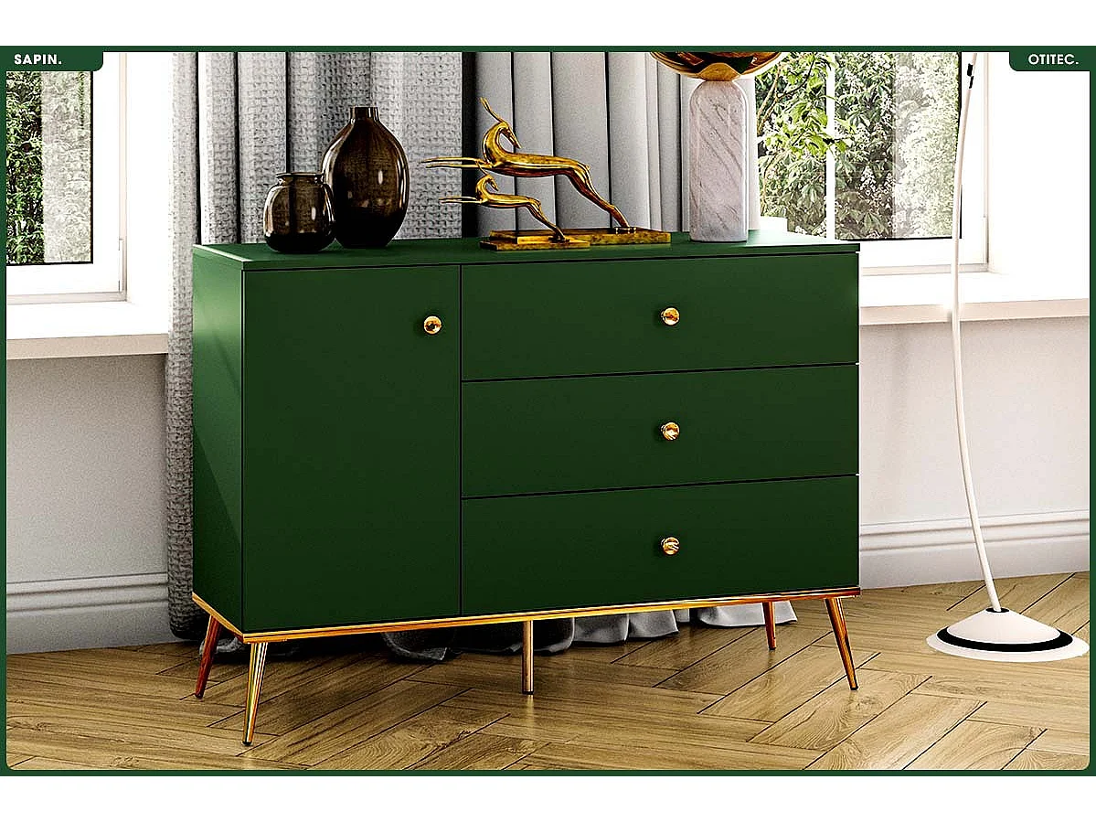 Commode - H.85 x L.120 x P.40 cm - SAPIN