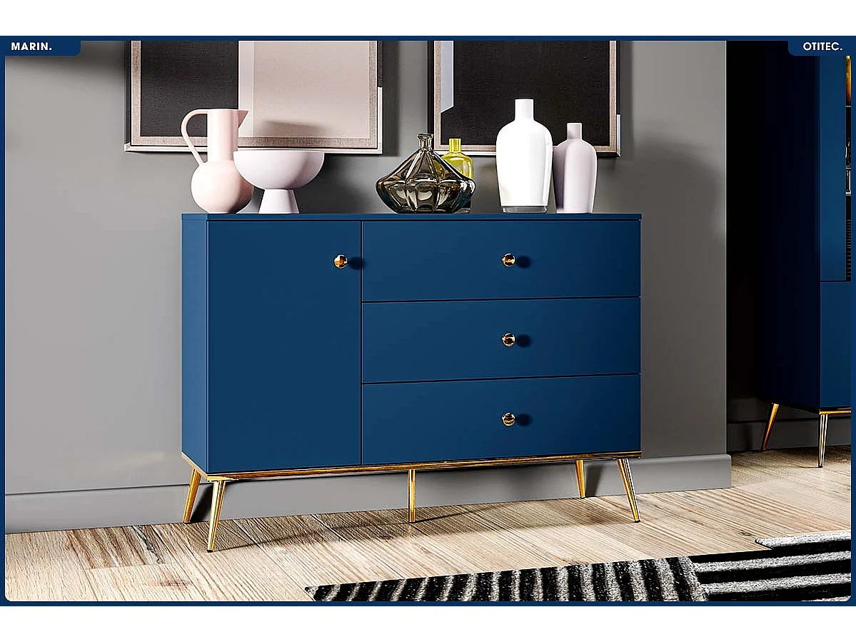 Commode - H.85 x L.120 x P.40 cm - MARIN