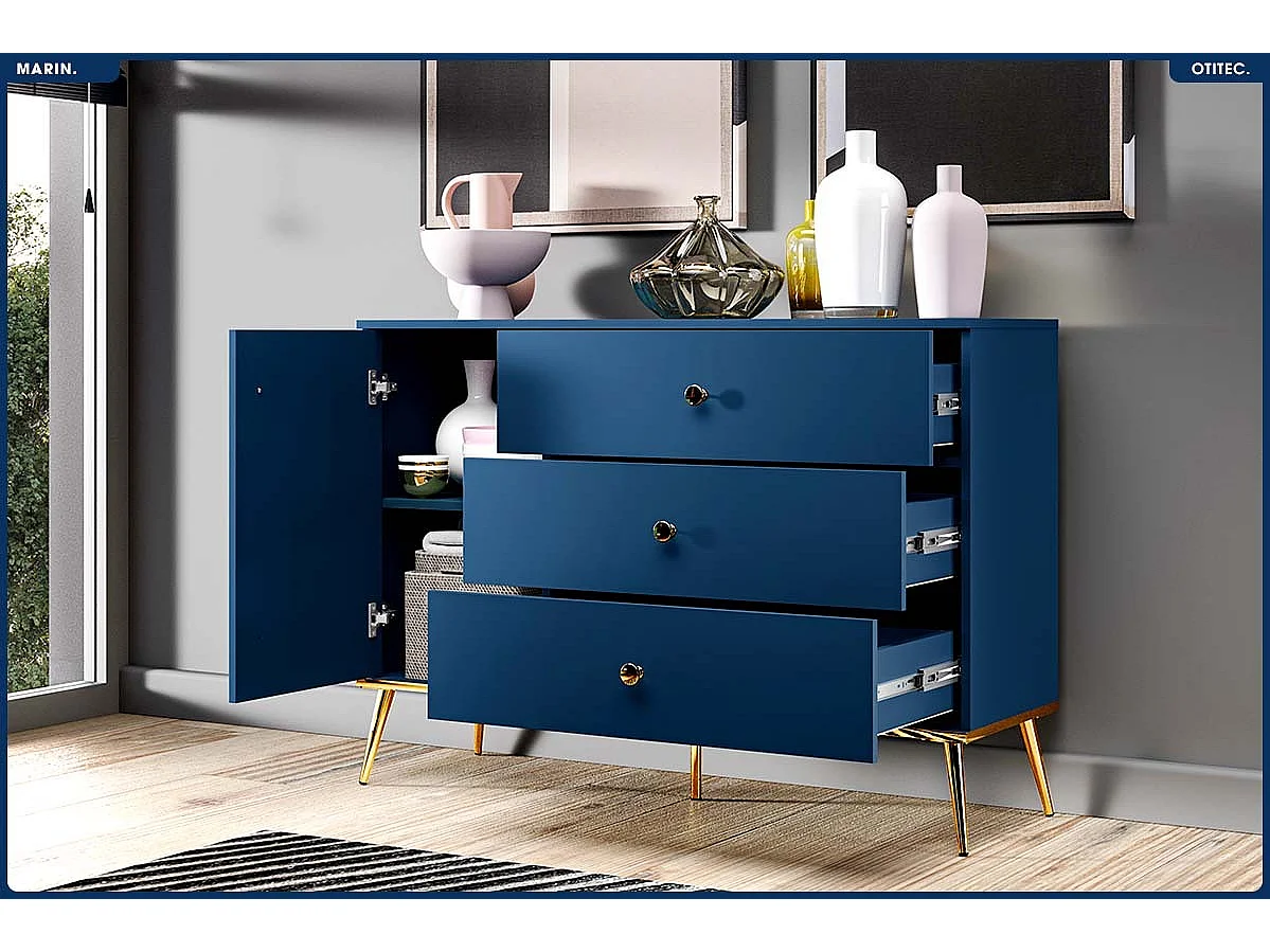 Commode - H.85 x L.120 x P.40 cm - MARIN