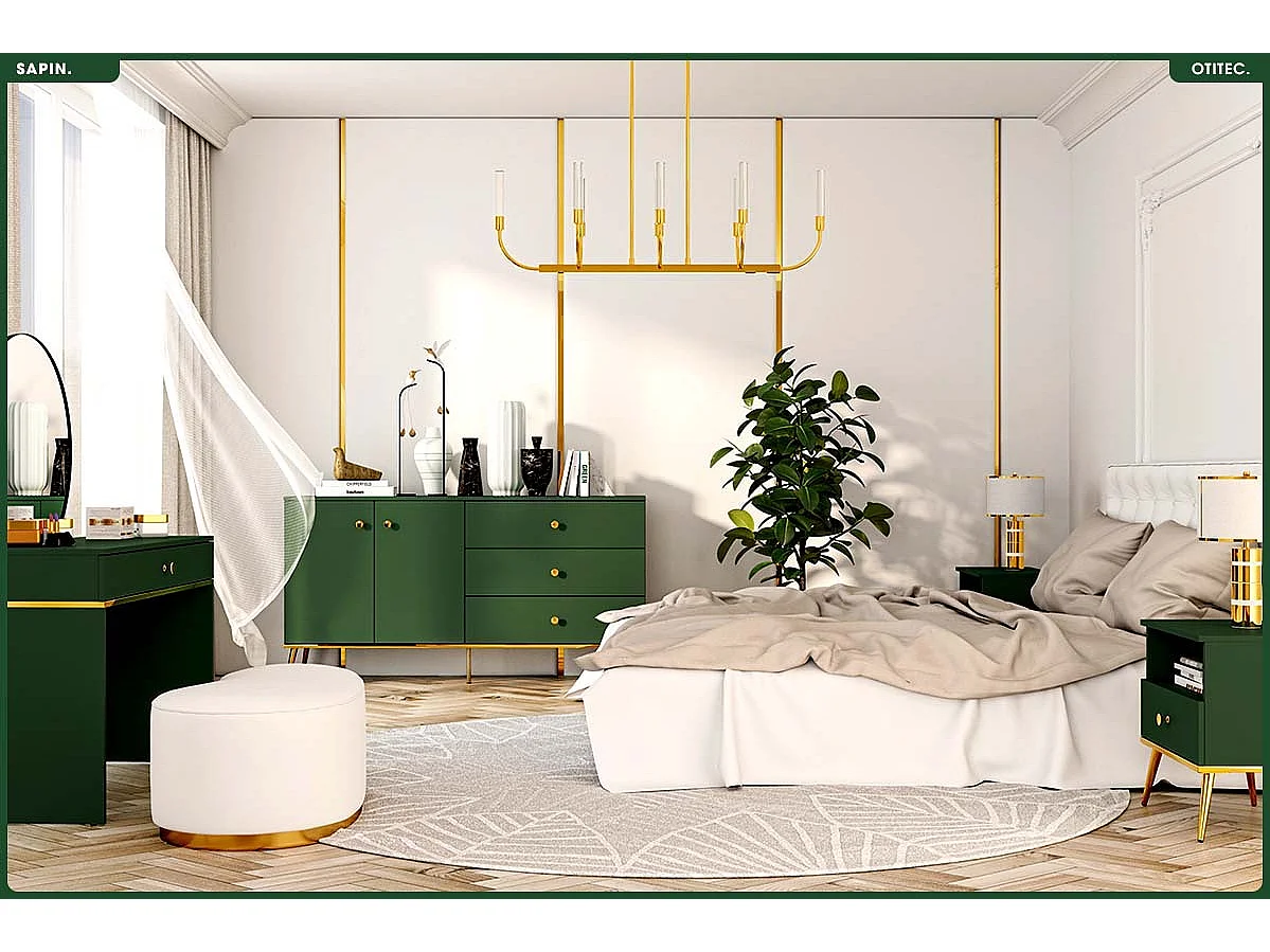 Commode - H.85 x L.160 x P.40 cm - SAPIN