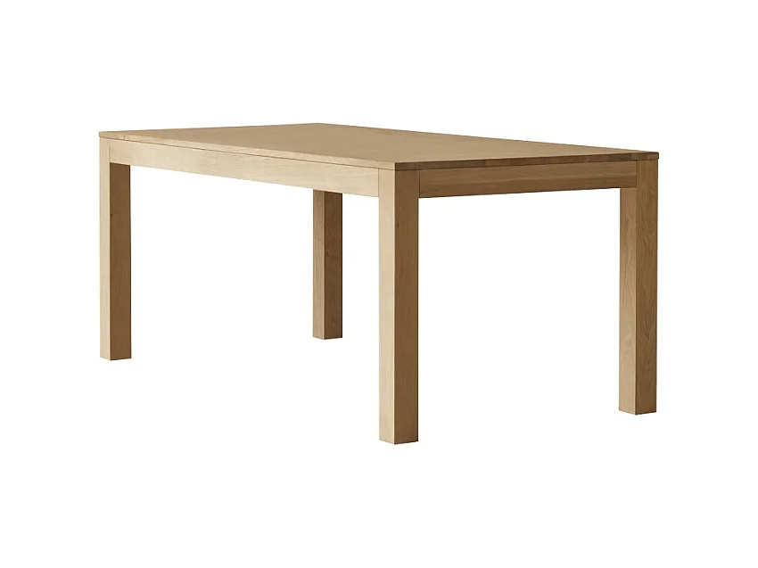 Ausziehtisch aus massivem Eichenholz 180x90 Eden