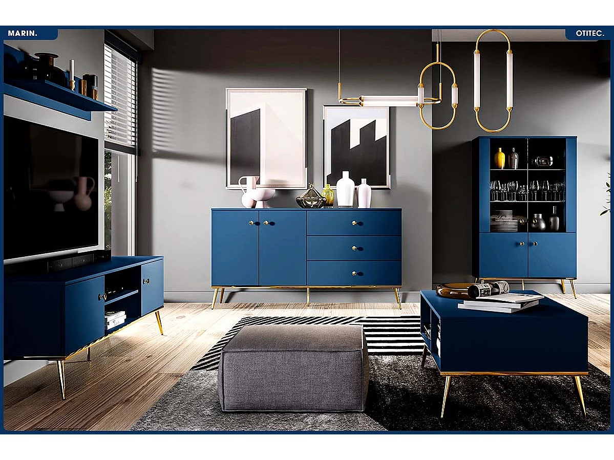 Commode - H.85 x L.160 x P.40 cm - MARIN