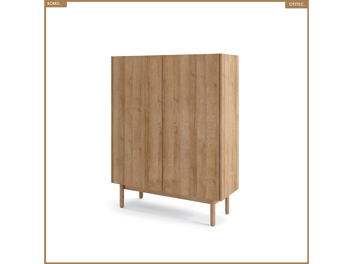 Commode - L.97 x H.122 x P.37 - BOMO