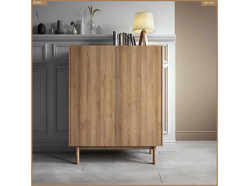 Commode - L.97 x H.122 x P.37 - BOMO