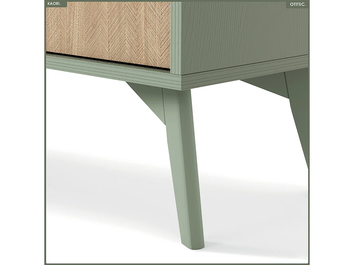 Commode - L.106 x H.80 x P.38 cm - 3 tiroirs - KAORI