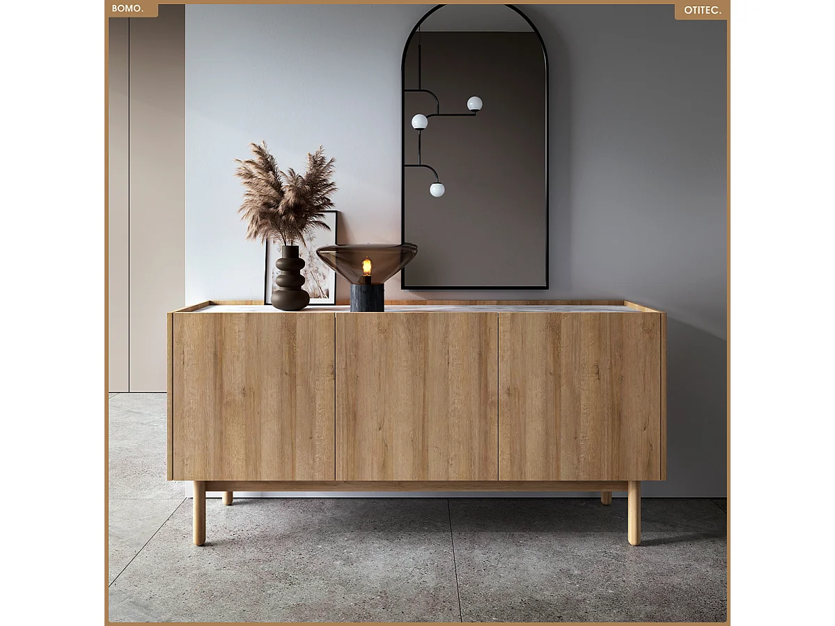 Commode - L.144 x H.68 x P.37 - BOMO