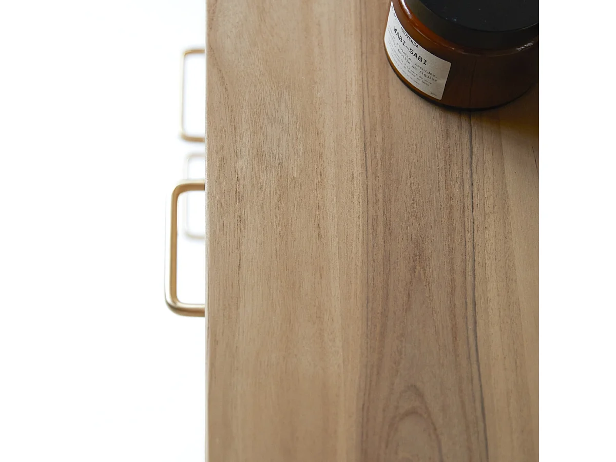 Cassettiera con 6 cassetti in Teak stile vintage