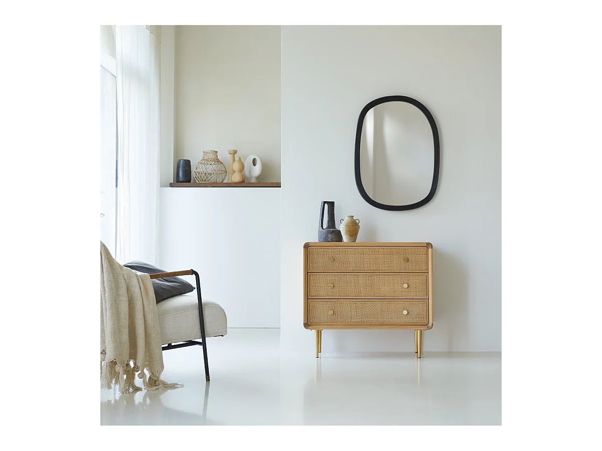 Kommode Côme aus massivem Eichenholz