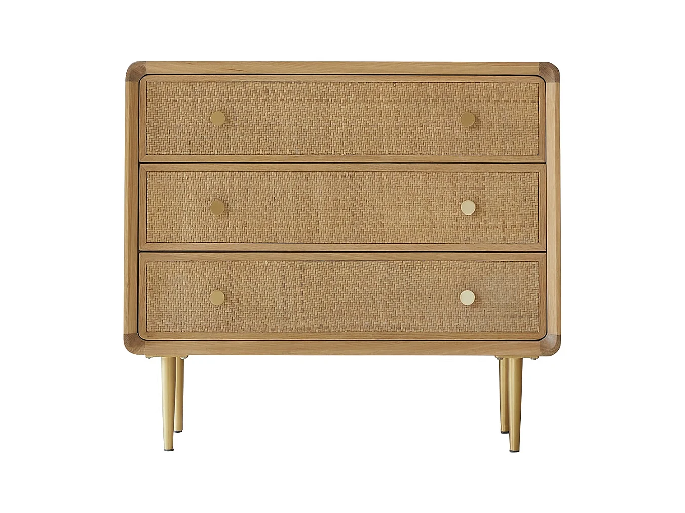 Kommode Côme aus massivem Eichenholz