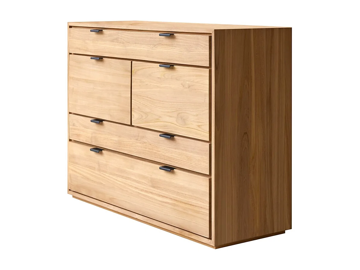 Kommode aus massivem Teakholz Senson
