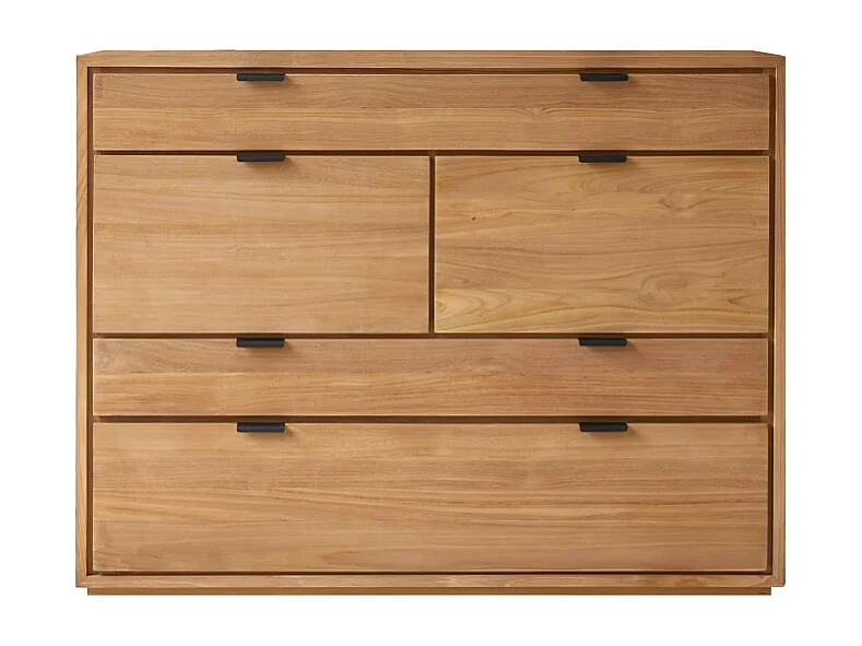 Kommode aus massivem Teakholz Senson