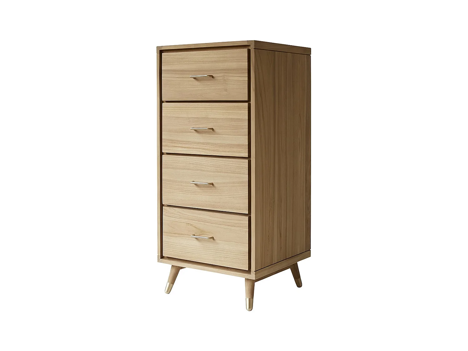 Madia con 4 cassetti in Teak stile vintage