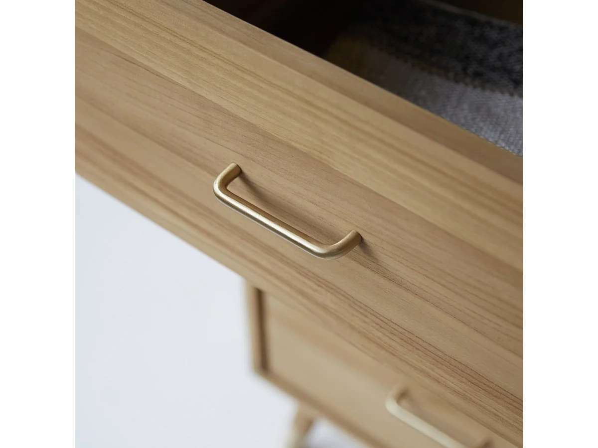 Madia con 4 cassetti in Teak stile vintage