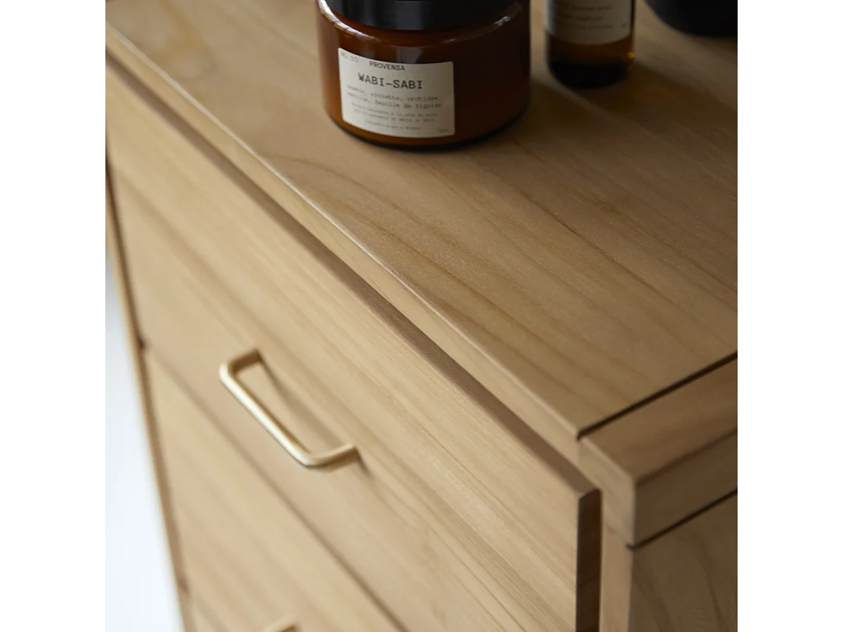 Madia con 4 cassetti in Teak stile vintage