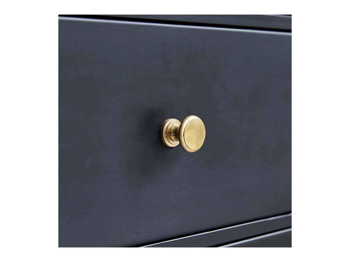 Chiffonnier en métal peint 5 tiroirs Anika