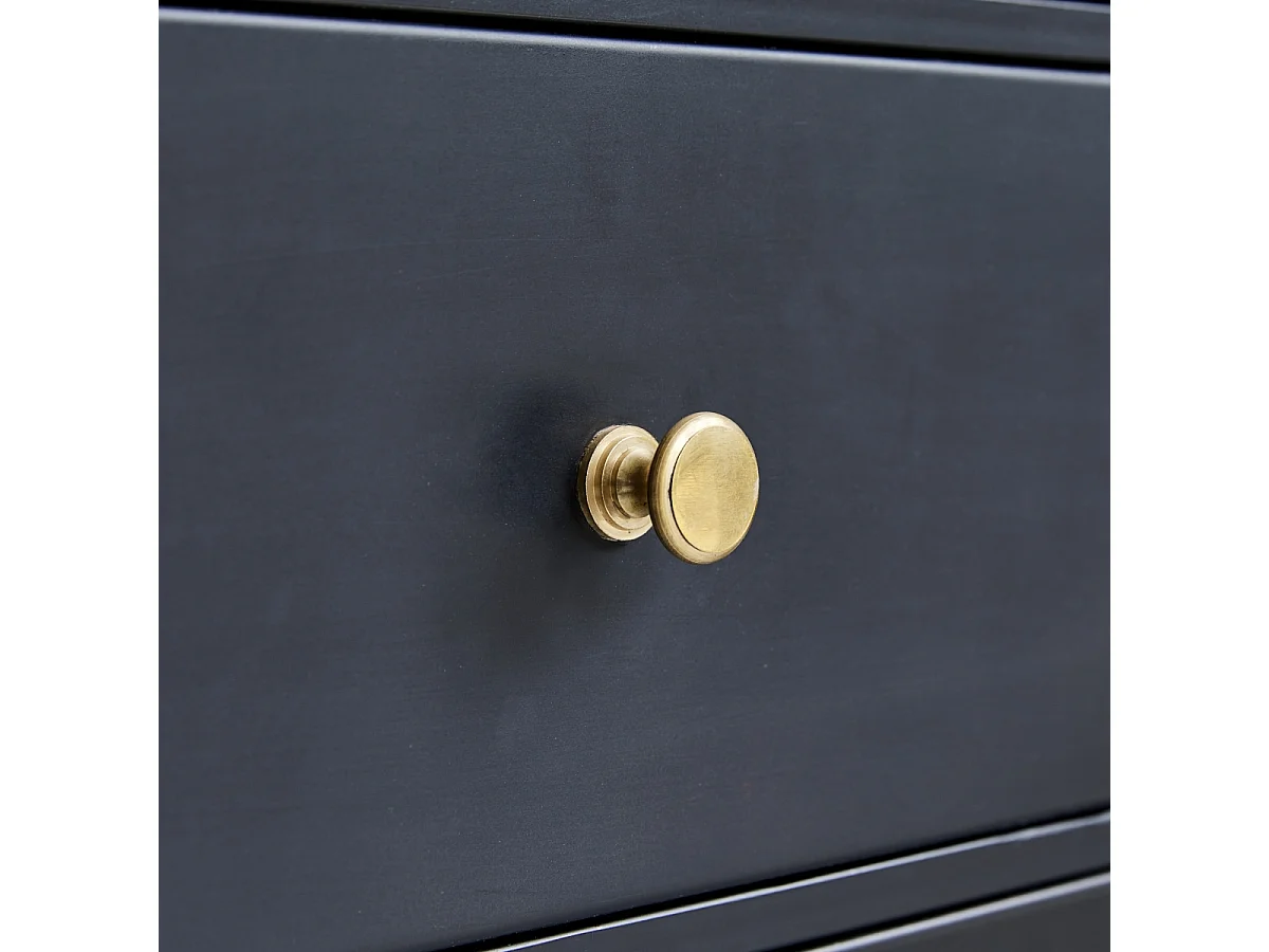 Chiffonnier en métal peint 5 tiroirs Anika