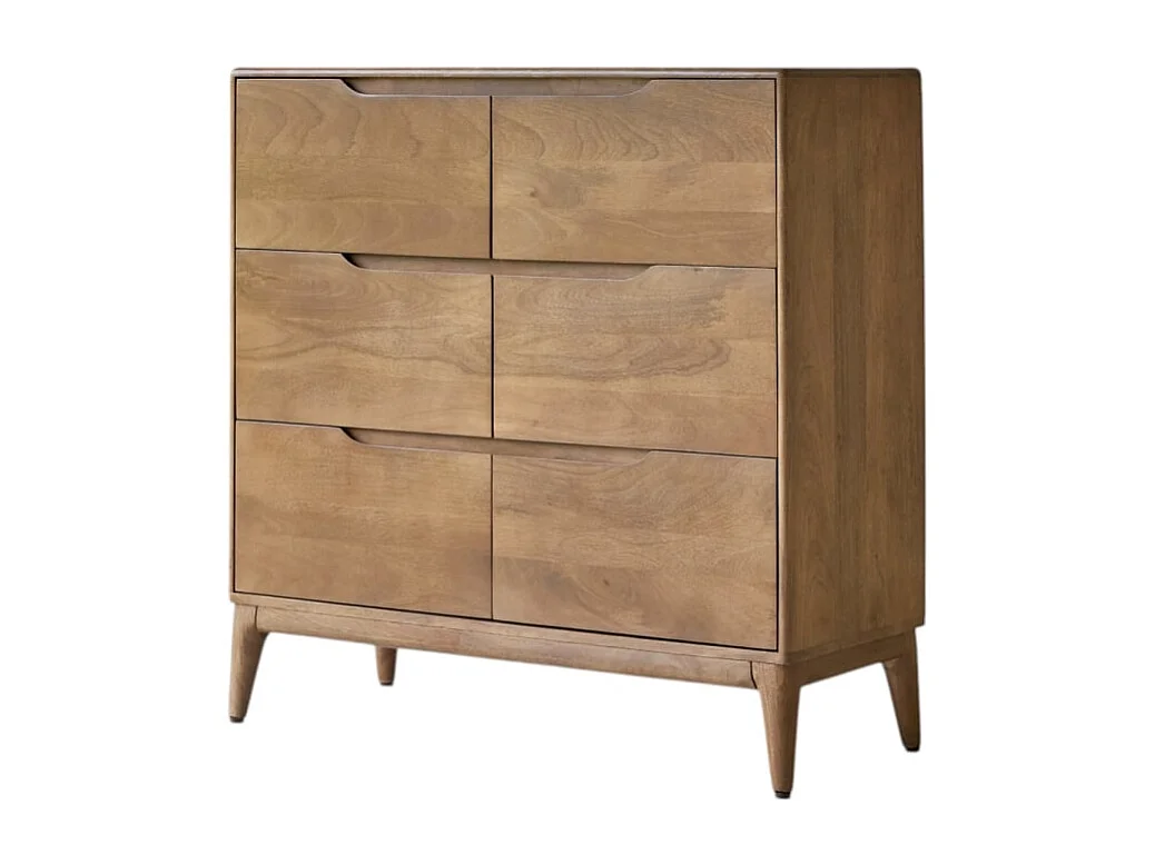 Commode de rangement en bois de manguier massif Gabrielle