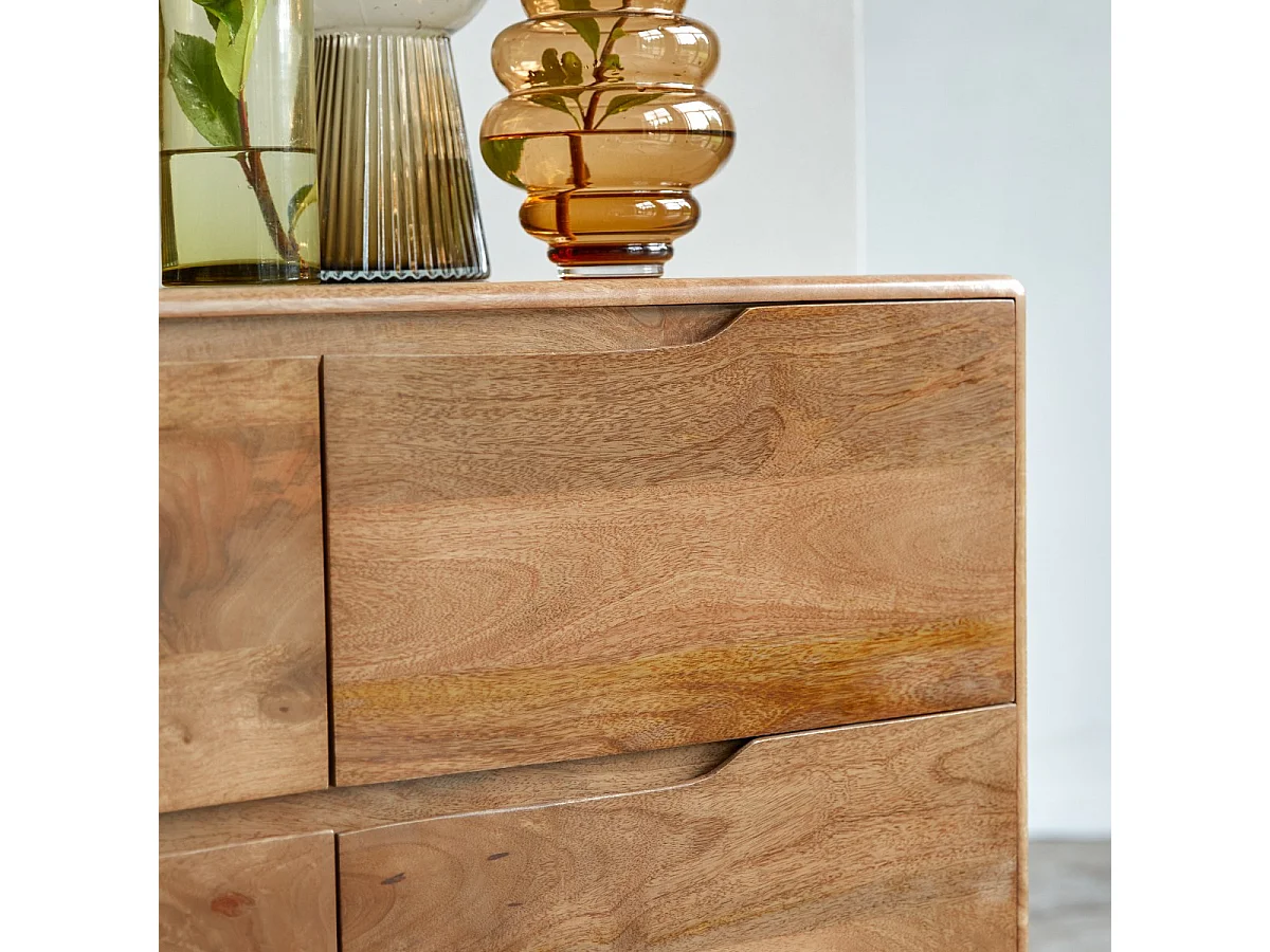 Cassettiera portaoggetti in mango massello Gabrielle