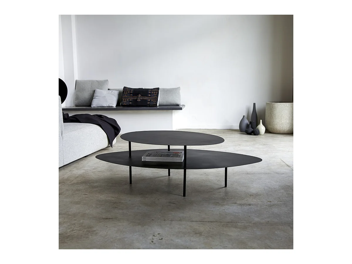 Tavolo in metallo dipinto 120x70 Judit