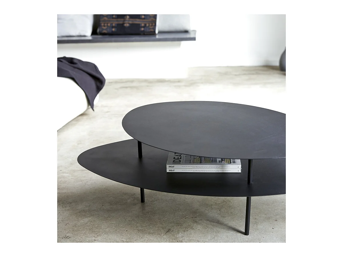 Tavolo in metallo dipinto 120x70 Judit