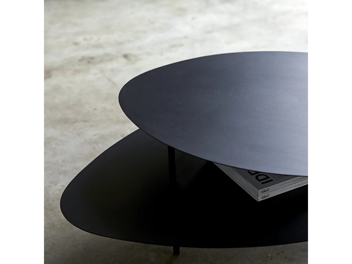 Table basse en métal peint 120x70 Judit