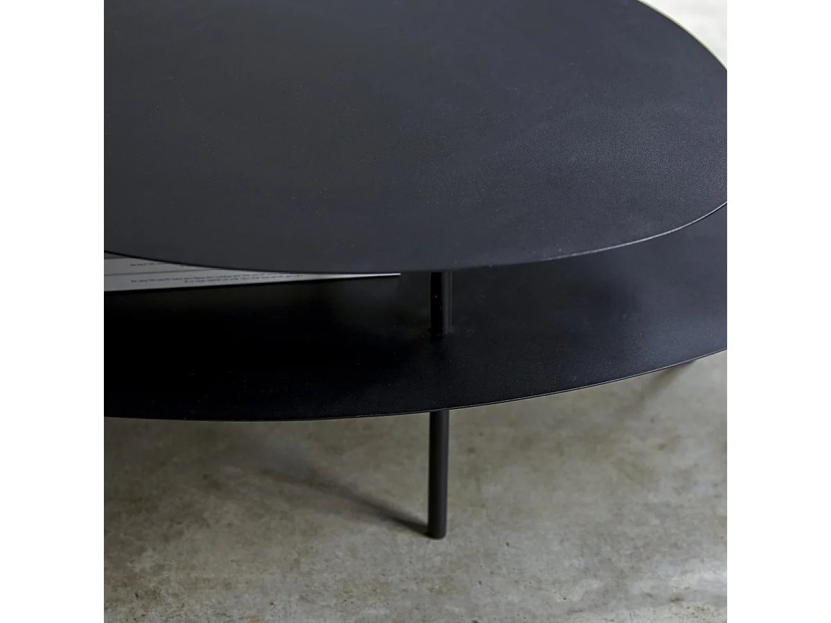 Table basse en métal peint 120x70 Judit