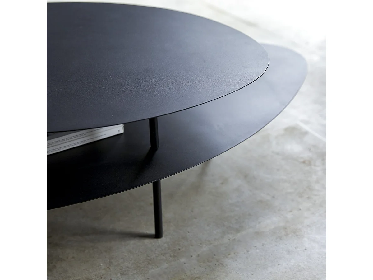 Table basse en métal peint 120x70 Judit