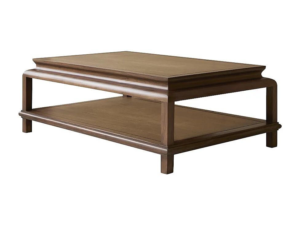 Table basse rectangulaire en bois d'acacia 115 Achille