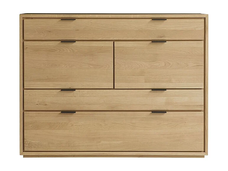 Kommode aus Eichenholz mit 3 Schubladen Senson