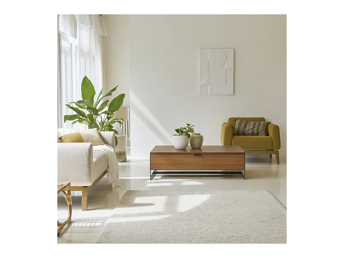 Couchtisch aus Akazienholz 120x80 Urban