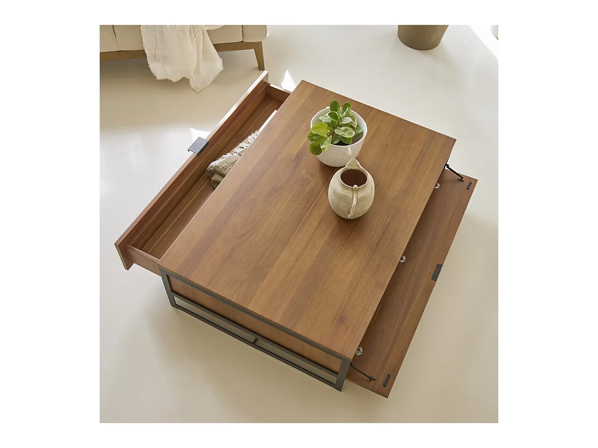 Couchtisch aus Akazienholz 120x80 Urban