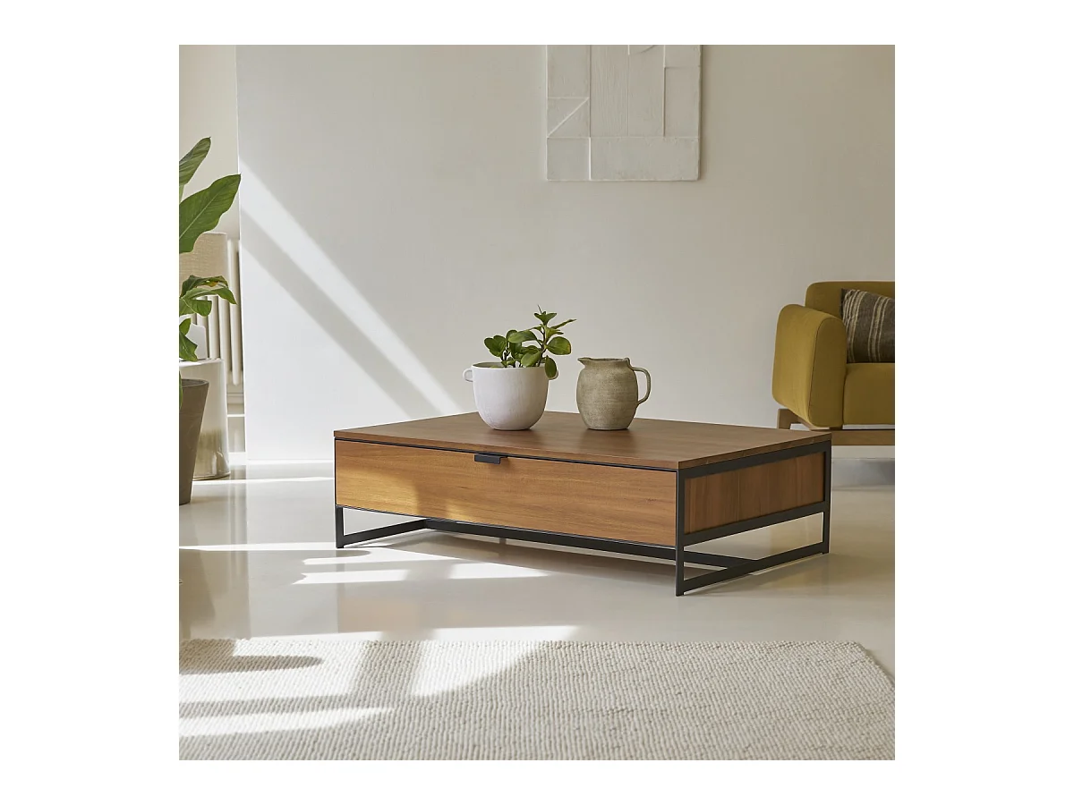 Couchtisch aus Akazienholz 120x80 Urban