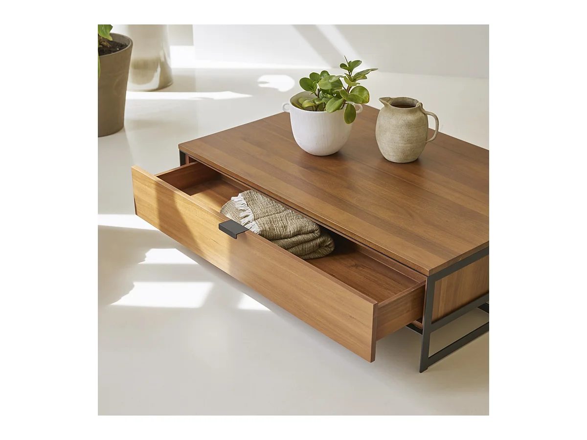 Couchtisch aus Akazienholz 120x80 Urban