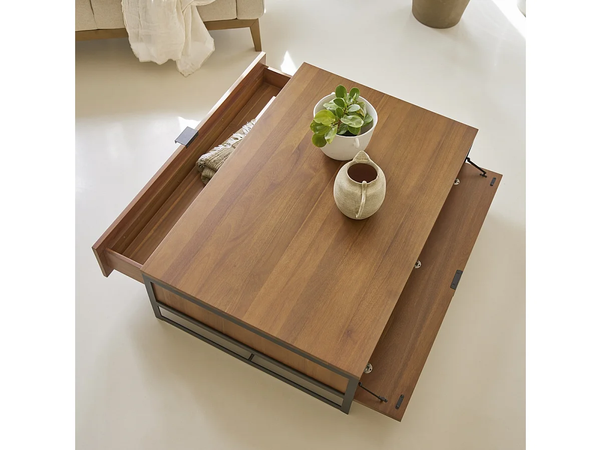 Tavolino in legno di acacia 120x80 Urban