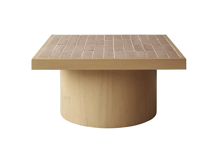 Table basse en bois de mindi 85 Karel