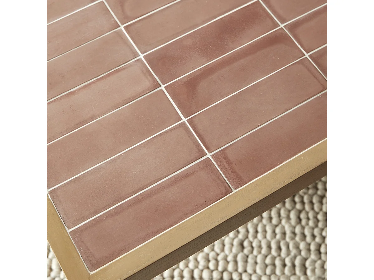 Table basse en bois de mindi 85 Karel